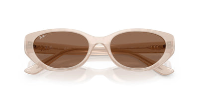 Ray-Ban RB4457D Opal Beige/Dark Brown #colour_opal-beige-dark-brown