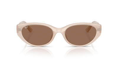 Ray-Ban RB4457D Opal Beige/Dark Brown #colour_opal-beige-dark-brown
