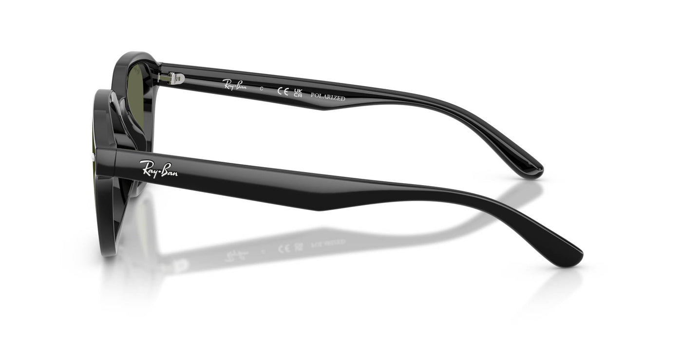Ray-Ban RB4458D Black/Dark Green Polarised #colour_black-dark-green-polarised