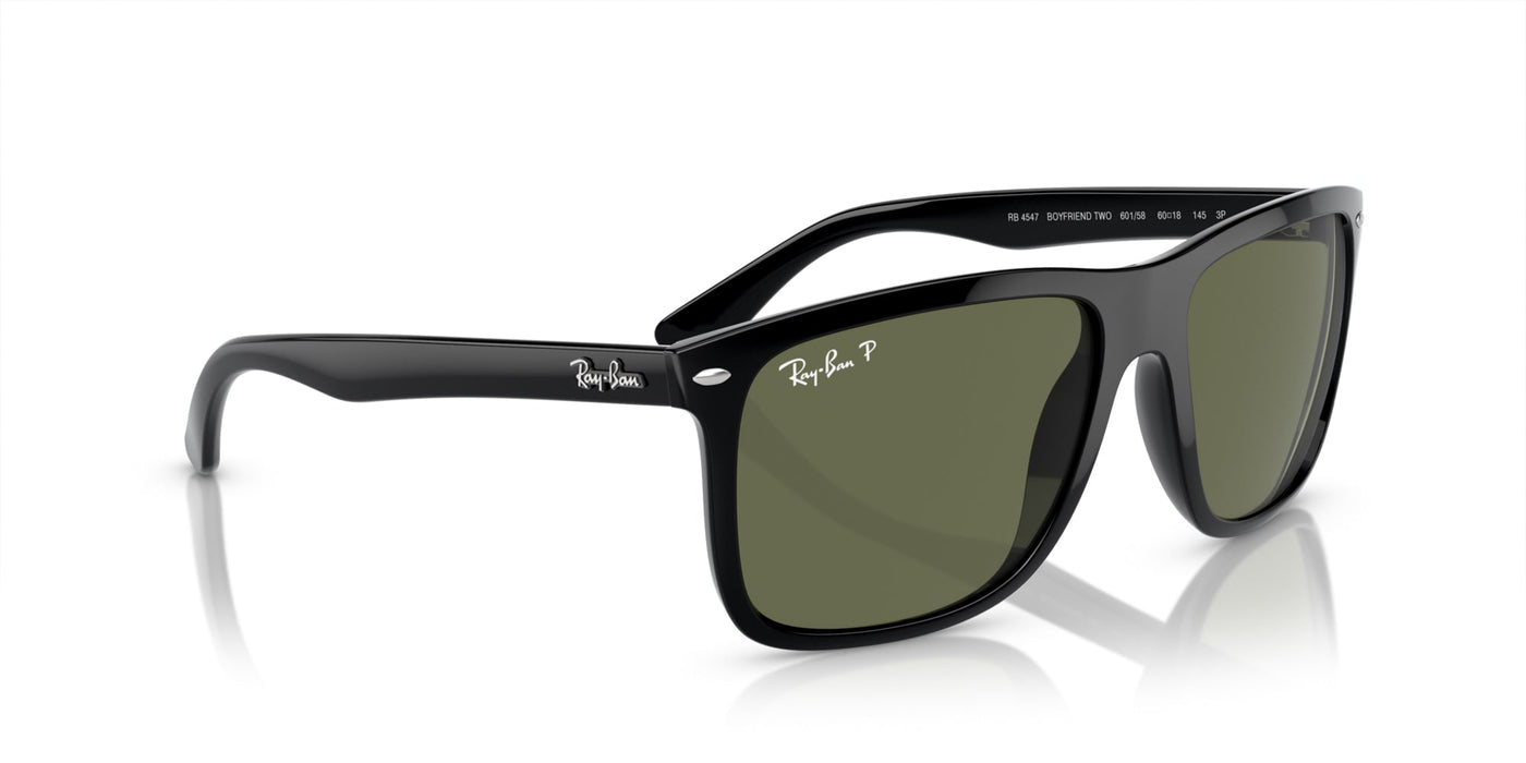 Ray-Ban Boyfriend Two RB4547 Black/Green Polarised #colour_black-green-polarised