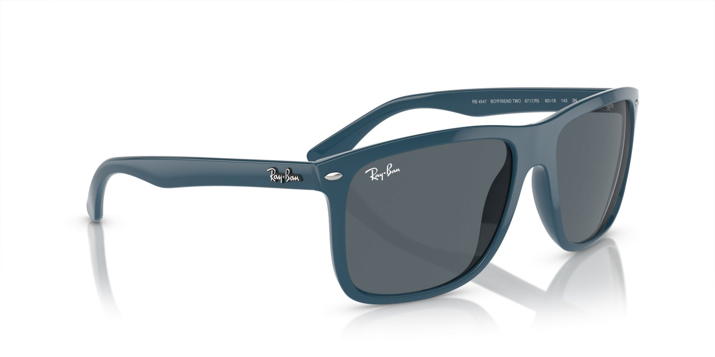 Ray-Ban Boyfriend Two RB4547 Blue/Blue #colour_blue-blue