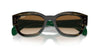 Ray-Ban Jorge RB7681S Striped Green On Green/Clear-Brown #colour_striped-green-on-green-clear-brown