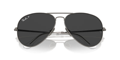 Ray-Ban Aviator Titanium RB8089 Gunmetal/Black Polarised #colour_gunmetal-black-polarised