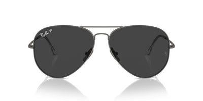 Ray-Ban Aviator Titanium RB8089 Gunmetal/Black Polarised #colour_gunmetal-black-polarised