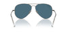 Ray-Ban Aviator Titanium RB8089 Gunmetal/Blue Polarised #colour_gunmetal-blue-polarised