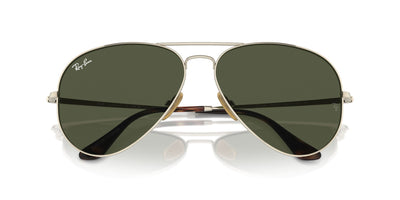 Ray-Ban Aviator Titanium RB8089 Gold/Green #colour_gold-green