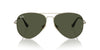 Ray-Ban Aviator Titanium RB8089 Gold/Green #colour_gold-green