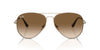Ray-Ban Aviator Titanium RB8089 Gold/Clear-Brown #colour_gold-clear-brown