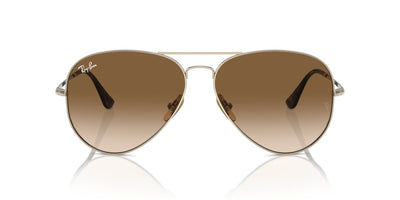 Ray-Ban Aviator Titanium RB8089 Gold/Clear-Brown #colour_gold-clear-brown