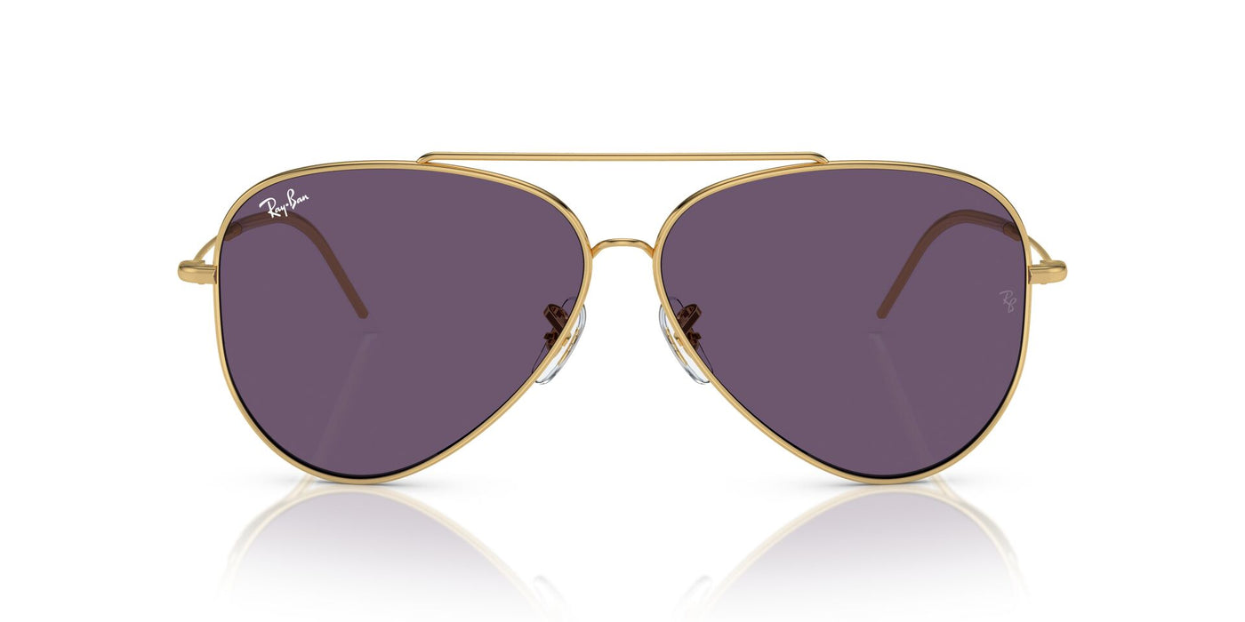 Ray-Ban Aviator Reverse RBR0101S Gold/Violet #colour_gold-violet