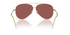 Ray-Ban Aviator Reverse RBR0101S Gold/Dark Violet #colour_gold-dark-violet