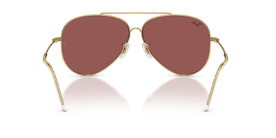 Ray-Ban Aviator Reverse RBR0101S Gold/Dark Violet #colour_gold-dark-violet