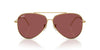 Ray-Ban Aviator Reverse RBR0101S Gold/Dark Violet #colour_gold-dark-violet
