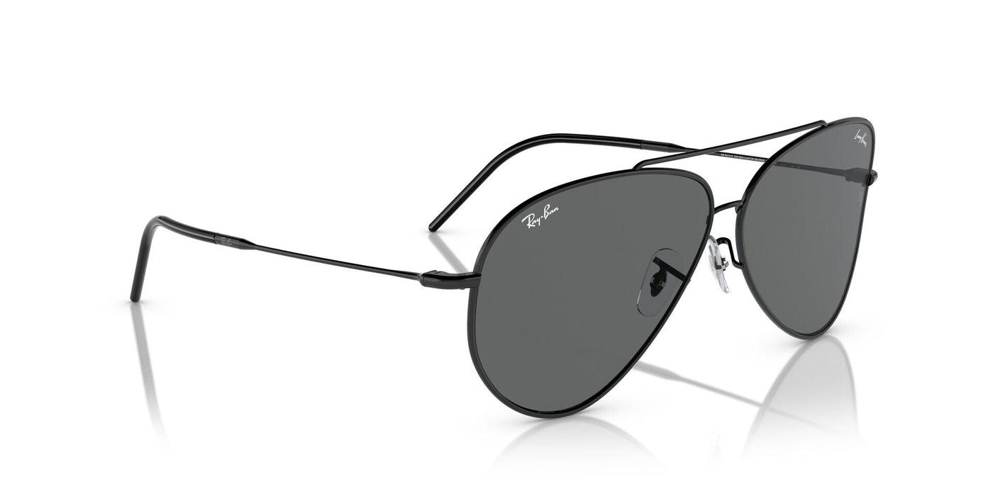 Ray-Ban Aviator Reverse RBR0101S Black/Dark Grey #colour_black-dark-grey