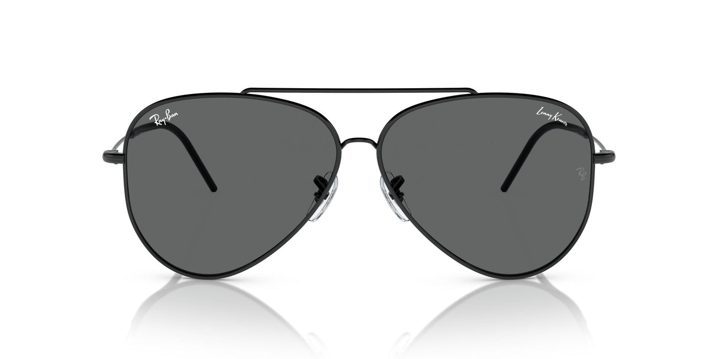 Ray-Ban Aviator Reverse RBR0101S Black/Dark Grey #colour_black-dark-grey