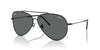 Ray-Ban Aviator Reverse RBR0101S Black/Dark Grey #colour_black-dark-grey