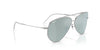 Ray-Ban Aviator Reverse RBR0101S Silver/Silver #colour_silver-silver