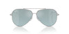 Ray-Ban Aviator Reverse RBR0101S Silver/Silver #colour_silver-silver