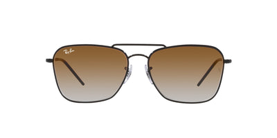 Ray-Ban Caravan Reverse RBR0102S Black/Clear Brown Gradient #colour_black-clear-brown-gradient