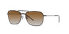 Ray-Ban Caravan Reverse RBR0102S Black/Clear Brown Gradient #colour_black-clear-brown-gradient