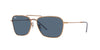 Ray-Ban Caravan Reverse RBR0102S Rose Gold/Dark Blue #colour_rose-gold-dark-blue