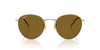 Ray-Ban Round Reverse RBR0103S Arista Gold/Brown #colour_arista-gold-brown