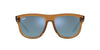 Ray-Ban Boyfriend Reverse RBR0501S Transparent Caramel Brown/Dark Grey Turquoise Mirror #colour_transparent-caramel-brown-dark-grey-turquoise-mirror