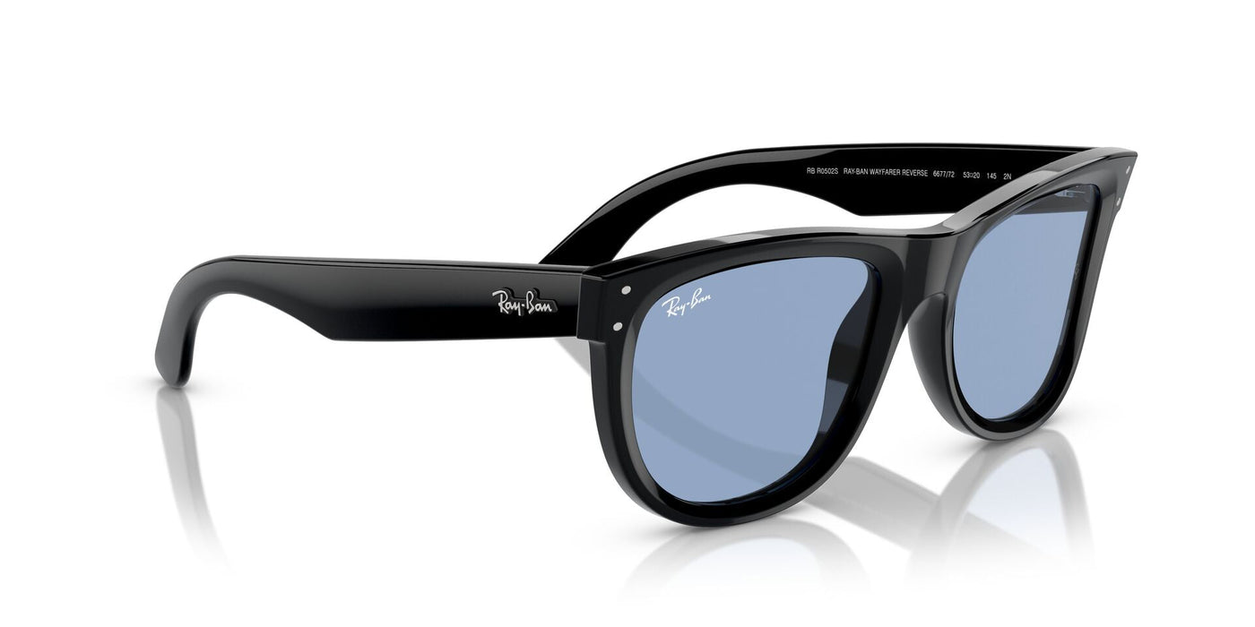 Ray-Ban Wayfarer Reverse RBR0502S Black/Light Blue #colour_black-light-blue