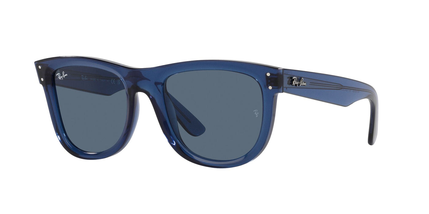 Ray-Ban Wayfarer Reverse RBR0502S Transparent Navy Blue/Dark Blue #colour_transparent-navy-blue-dark-blue