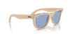 Ray-Ban Wayfarer Reverse RBR0502S Opal Beige-Honey/Light Blue #colour_opal-beige-honey-light-blue