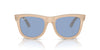 Ray-Ban Wayfarer Reverse RBR0502S Opal Beige-Honey/Light Blue #colour_opal-beige-honey-light-blue