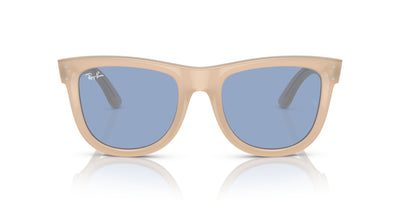 Ray-Ban Wayfarer Reverse RBR0502S Opal Beige-Honey/Light Blue #colour_opal-beige-honey-light-blue