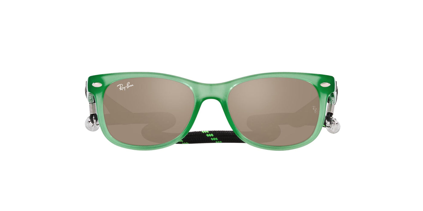 Ray-Ban Junior RJ9052S Opal Green/Dark Gold #colour_opal-green-dark-gold