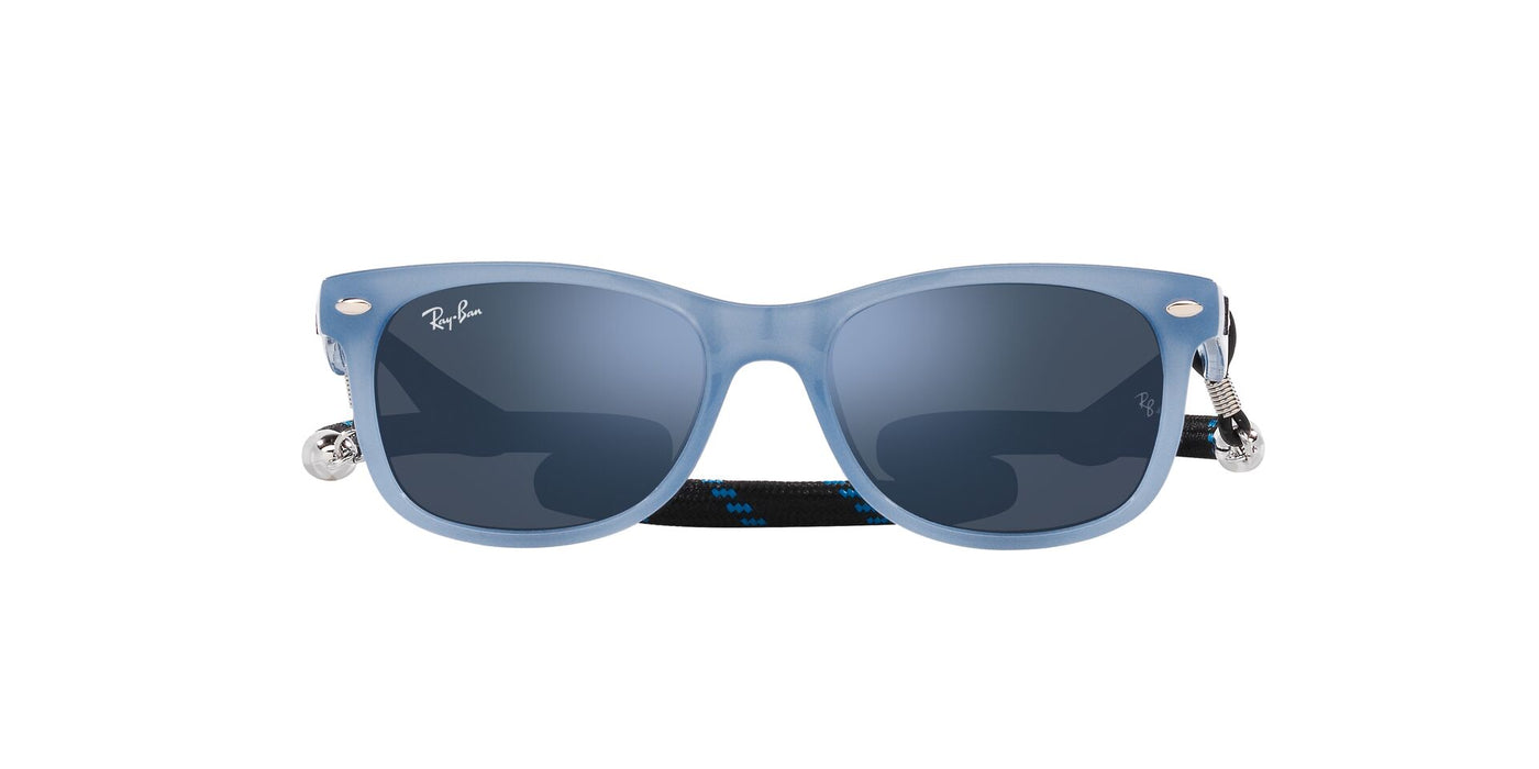 Ray-Ban Junior RJ9052S Opal Blue/Blue #colour_opal-blue-blue