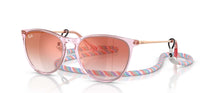 Ray-Ban Kids Erika RJ9060S#colour_transparent-violet-clear-red-gradient-mirror