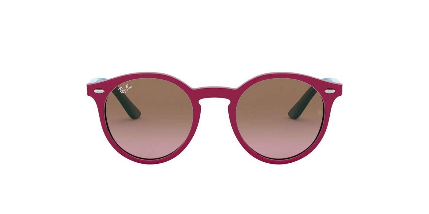 Ray-Ban Junior RJ9064S Fuchsia Fluo/Violet Brown Gradient #colour_fuchsia-fluo-violet-brown-gradient