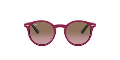 Ray-Ban Junior RJ9064S Fuchsia Fluo/Violet Brown Gradient #colour_fuchsia-fluo-violet-brown-gradient