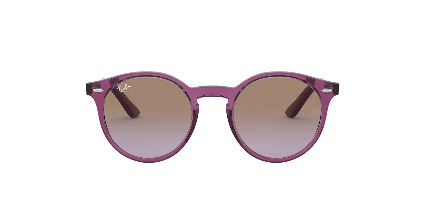 Ray-Ban Junior RJ9064S Transparent Fuxia/Violet Brown Gradient #colour_transparent-fuxia-violet-brown-gradient