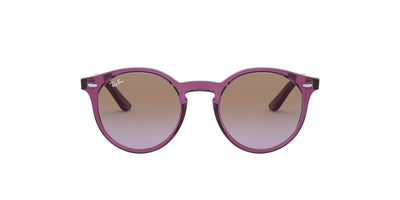 Ray-Ban Junior RJ9064S Transparent Fuxia/Violet Brown Gradient #colour_transparent-fuxia-violet-brown-gradient