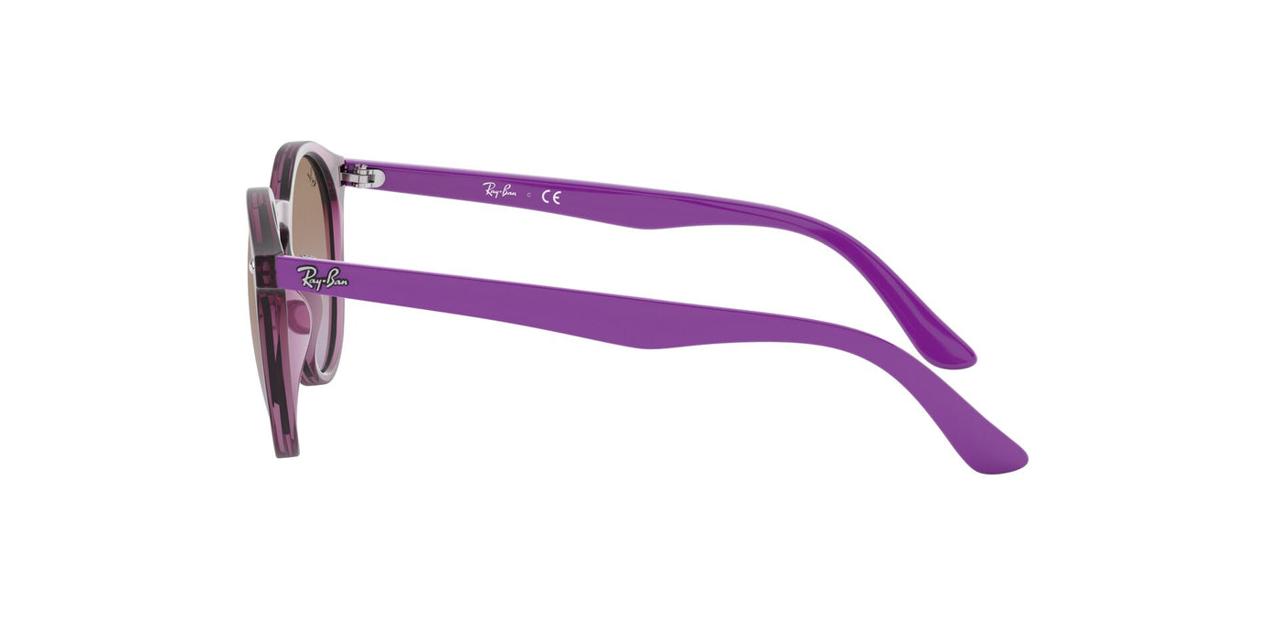 Ray-Ban Junior RJ9064S Transparent Fuxia/Violet Brown Gradient #colour_transparent-fuxia-violet-brown-gradient