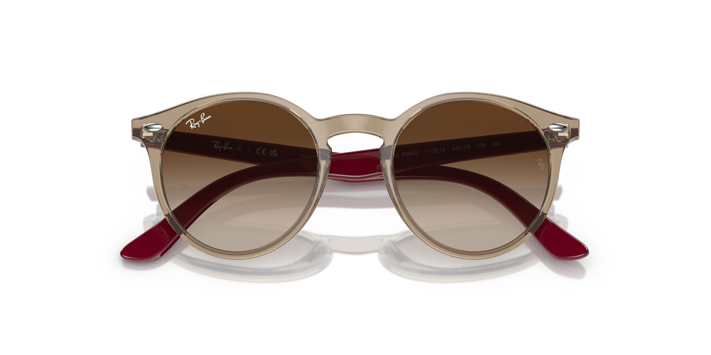 Ray-Ban Junior RJ9064S Transparent Brown/Brown #colour_transparent-brown-brown