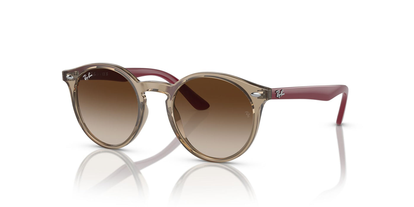 Ray-Ban Junior RJ9064S Transparent Brown/Brown #colour_transparent-brown-brown