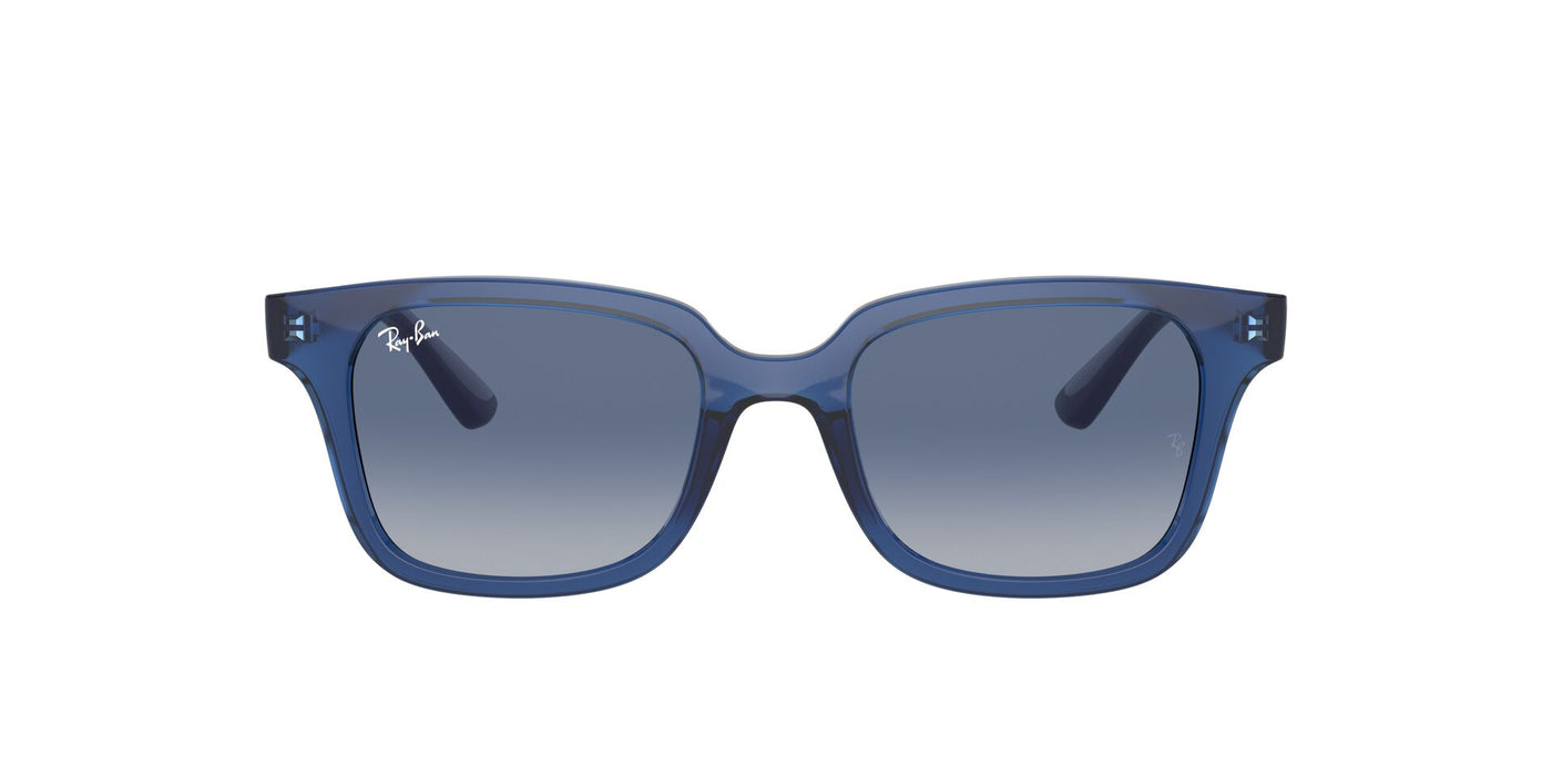 Ray-Ban Junior RJ9071S Transparent Blue/Blue #colour_transparent-blue-blue