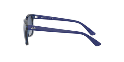 Ray-Ban Junior RJ9071S Transparent Blue/Blue #colour_transparent-blue-blue