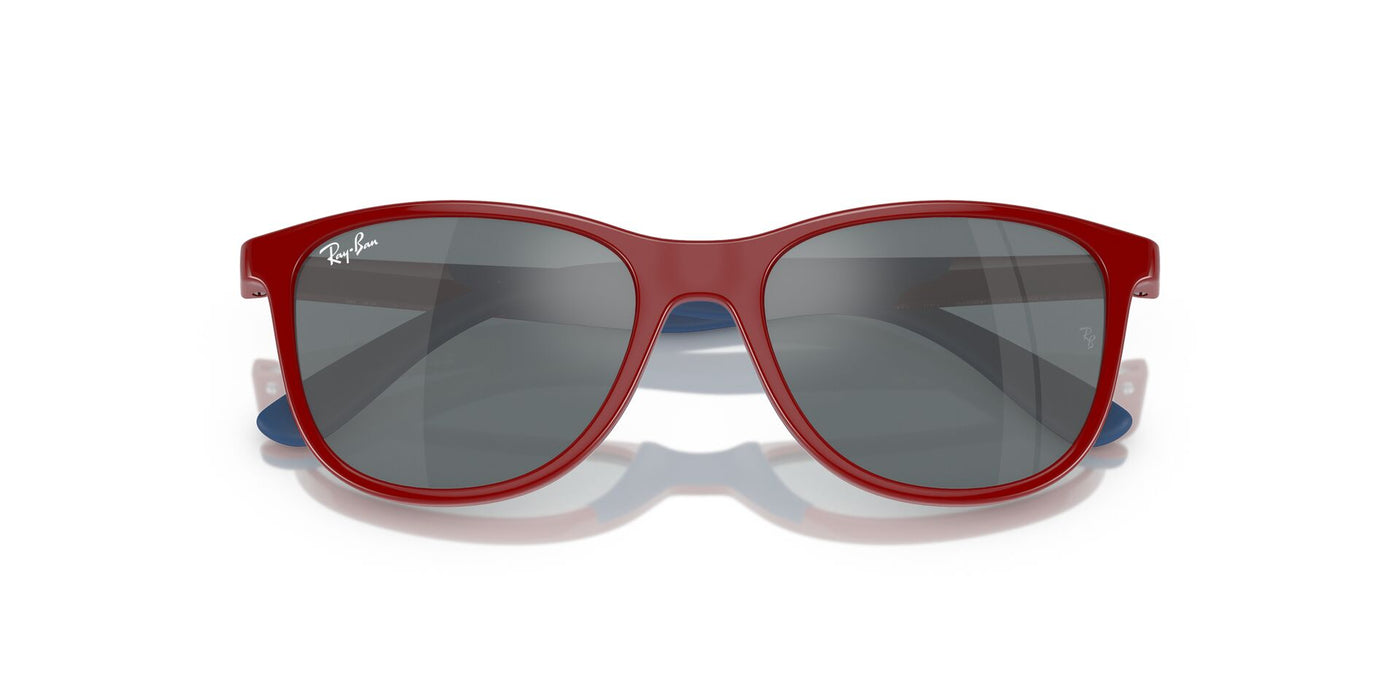 Ray-Ban Junior RJ9077S Red On Blue/Grey Black #colour_red-on-blue-grey-black