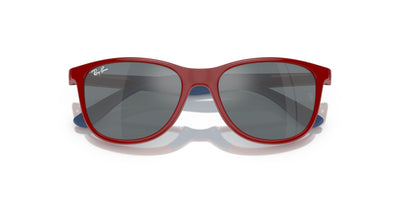 Ray-Ban Junior RJ9077S Red On Blue/Grey Black #colour_red-on-blue-grey-black