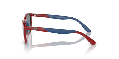 Ray-Ban Junior RJ9077S Red On Blue/Grey Black #colour_red-on-blue-grey-black