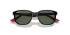 Ray-Ban Junior RJ9078S Black On Red/Dark Green #colour_black-on-red-dark-green