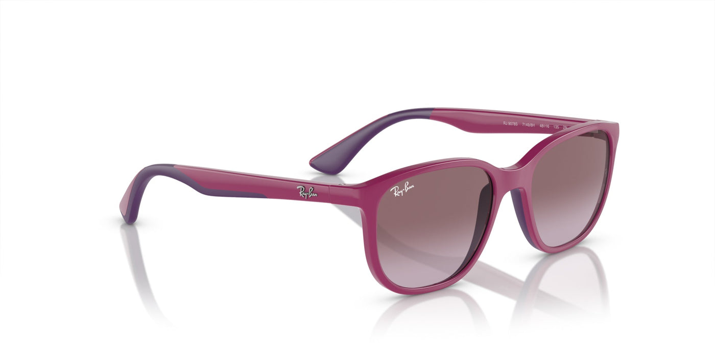 Ray-Ban Junior RJ9078S Fuchsia On Violet/Violet #colour_fuchsia-on-violet-violet