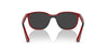 Ray-Ban Junior RJ9078S Red On Black/Silver/Grey #colour_red-on-black-silver-grey